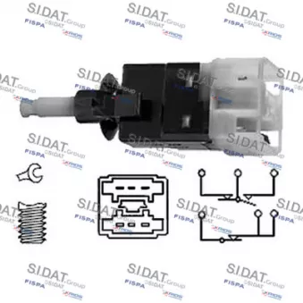 Interrupteur des feux de freins SIDAT OEM A0015452109