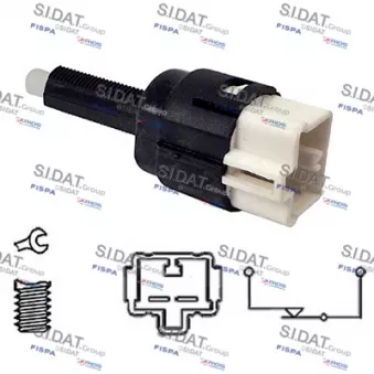 Interrupteur des feux de freins SIDAT OEM 35350S5AJ02