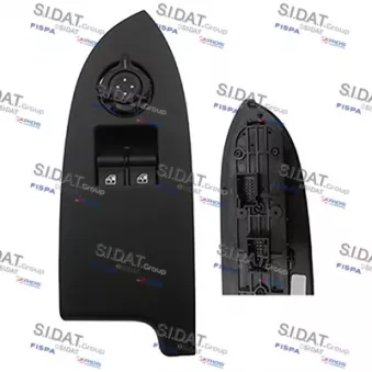 SIDAT 5.145230 - Interrupteur, lève-vitre avant gauche