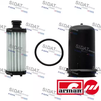 Kit de filtre hydraulique, boîte automatique SIDAT 57112AS pour AUDI A5 40 TFSI Mild Hybrid - 190cv
