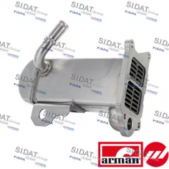Radiateur, réaspiration des gaz d'échappement SIDAT OEM 1855876