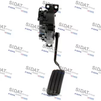 Jeu de pédales d'accélérateur SIDAT 84.2193 pour OPEL ASTRA 2.5 DCI 135 - 135cv