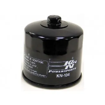 Filtre à huile K&N FILTERS KN-134 pour SUZUKI GSX-R (124cc - 750cc) GSX-R 750 /H - 101cv