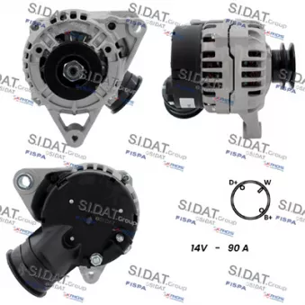 Alternateur SIDAT A12BH0404A2