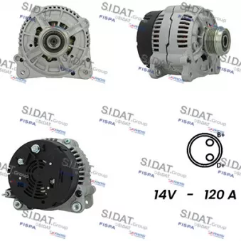 SIDAT A12BH0838A2 - Alternateur