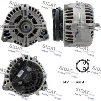 Alternateur SIDAT A12BH1062