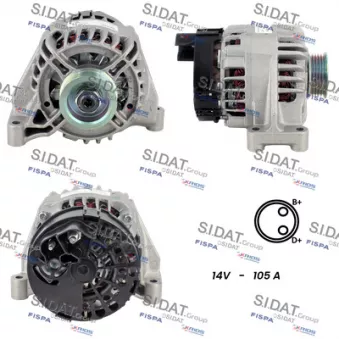 Alternateur SIDAT OEM 51714792