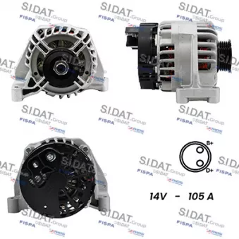 Alternateur SIDAT OEM 51714792