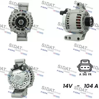 Alternateur SIDAT OEM 2S6T10300FC