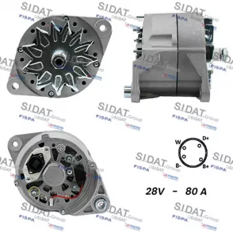 Alternateur SIDAT OEM 8156817