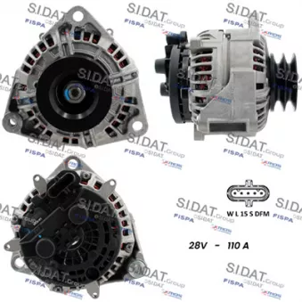 Alternateur SIDAT OEM 1697024
