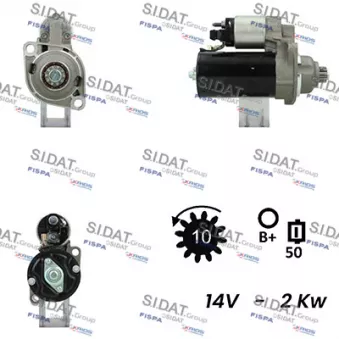 Démarreur SIDAT S12BH0027A2