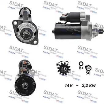 Démarreur SIDAT S12BH0059A2