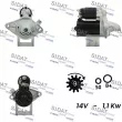 SIDAT S12BH0067A2 - Démarreur
