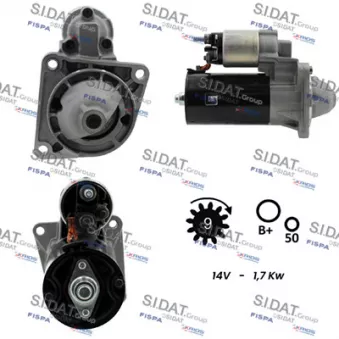 Démarreur SIDAT OEM 46835091