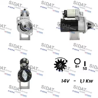 Démarreur SIDAT OEM 12851306