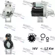 SIDAT S12BH0091A2 - Démarreur