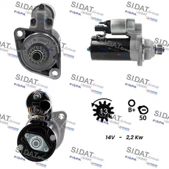 Démarreur SIDAT OEM 02M911024CX