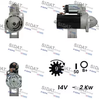 SIDAT S12BH0156A2 - Démarreur