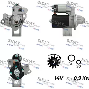 Démarreur SIDAT OEM 12417570487