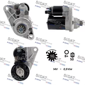 Démarreur SIDAT OEM 02T911023G