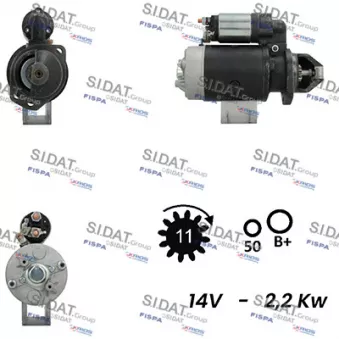 Démarreur SIDAT S12BH0361A2