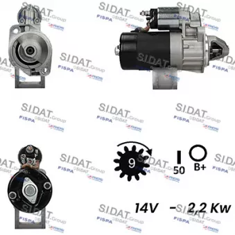 Démarreur SIDAT OEM 046911023BX