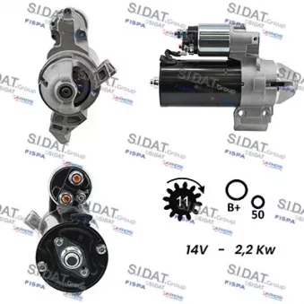 Démarreur SIDAT OEM 12418581097