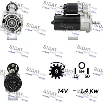 Démarreur SIDAT OEM 031911023AX