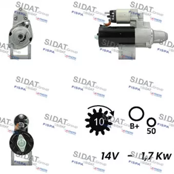 Démarreur SIDAT S12BH0470A2