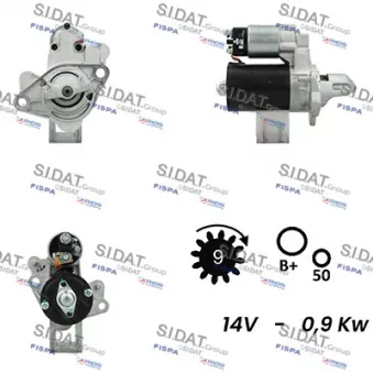 SIDAT S12BH0644A2 - Démarreur