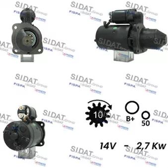 SIDAT S12BH0670A2 - Démarreur