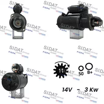 SIDAT S12BH0731A2 - Démarreur