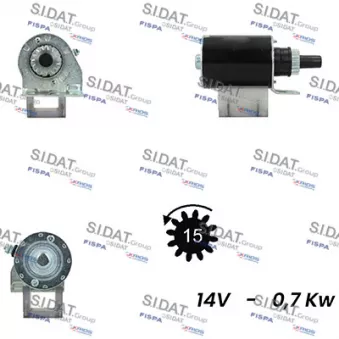 Démarreur SIDAT [S12BS0638A2]