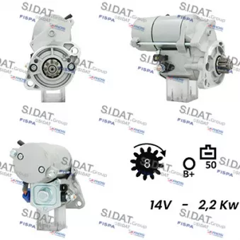 SIDAT S12DE0385 - Démarreur