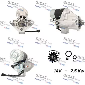 SIDAT S12DE0767A2 - Démarreur