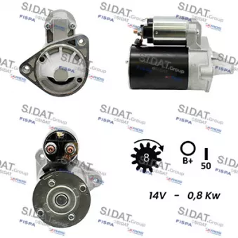 Démarreur SIDAT OEM 96289430