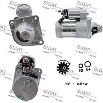 Démarreur SIDAT S12HT0009A2