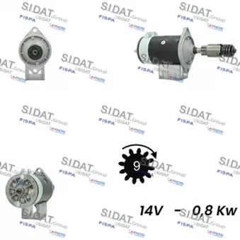 SIDAT S12LU0640A2 - Démarreur