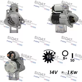 SIDAT S12MH0408 - Démarreur