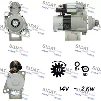 Démarreur SIDAT OEM 02Z911023FX
