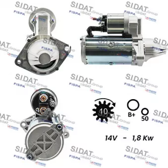 Démarreur SIDAT OEM 6202071