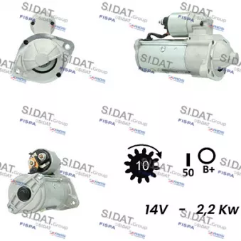 Démarreur SIDAT S12VA0085A2