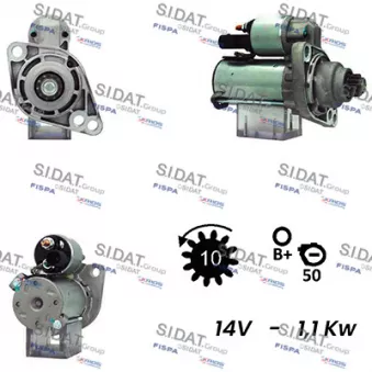 Démarreur SIDAT OEM 02Z911023E
