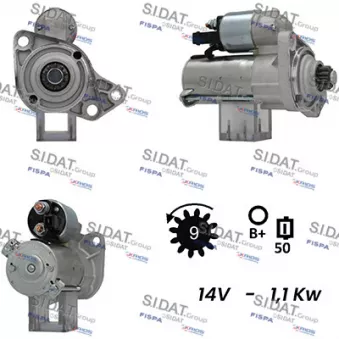 SIDAT S12VA0115A2 - Démarreur