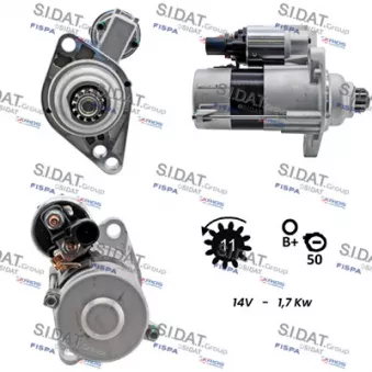 Démarreur SIDAT OEM 02Z911024K