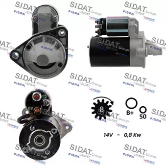 Démarreur SIDAT OEM 96569440