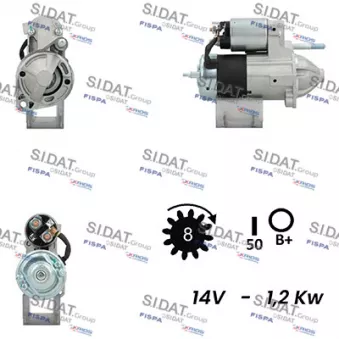 SIDAT S12VA0549A2 - Démarreur
