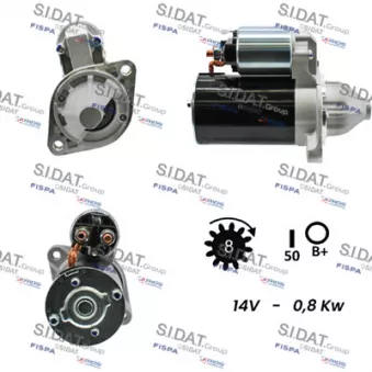 Démarreur SIDAT S12VA0771