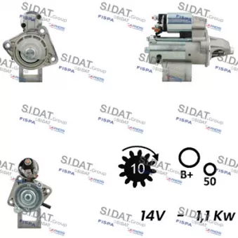 SIDAT S12VS0022 - Démarreur